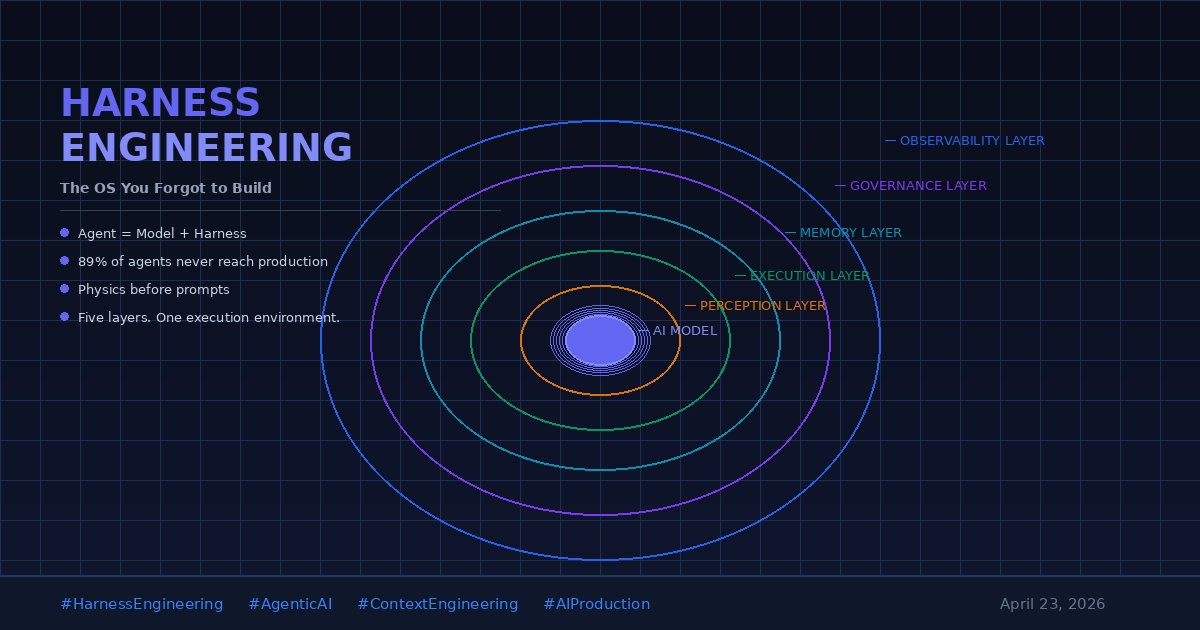 The Agent Harness Is the Operating System You Forgot to Build