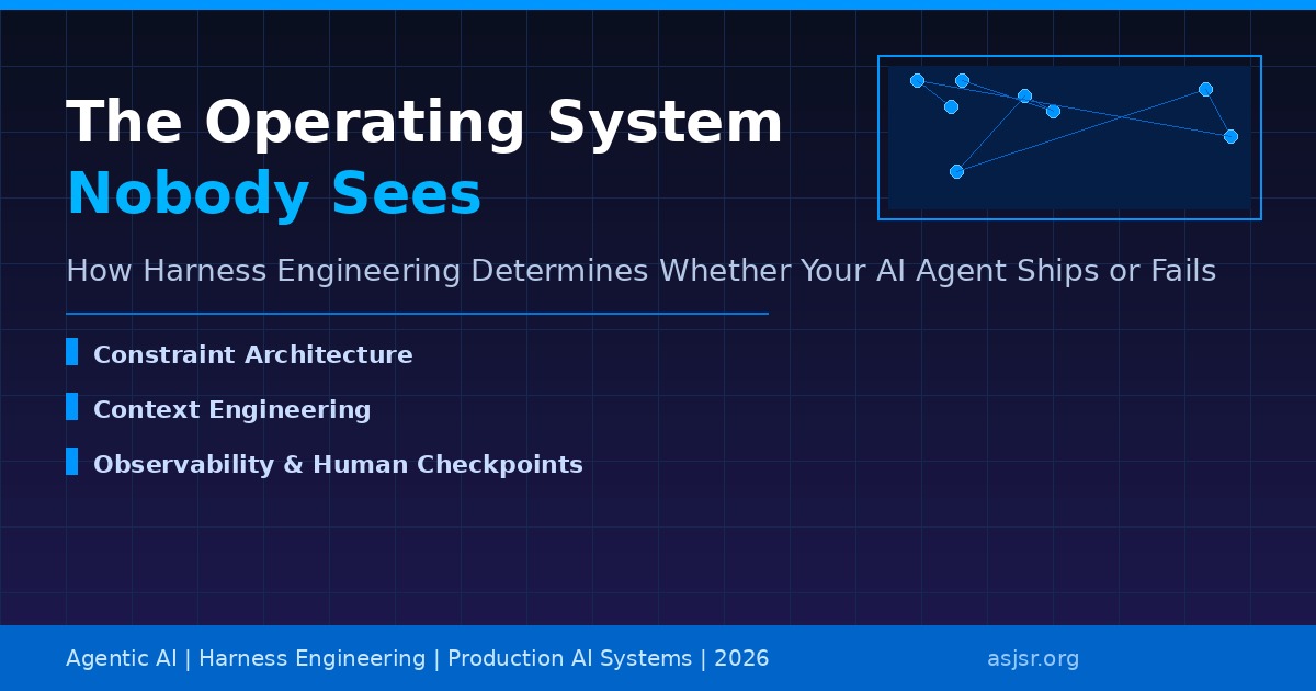 The Operating System Nobody Sees: How Harness Engineering Determines Whether Your AI Agent Ships or Fails